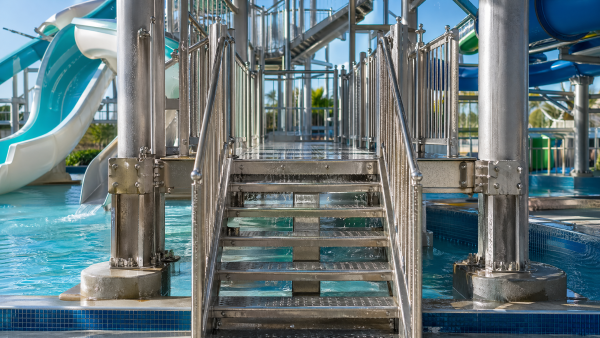 Why Water Parks Need Different Amusement Hardware Specifications
