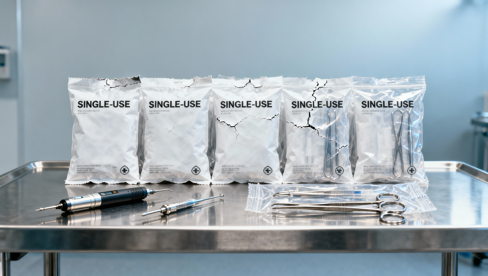 Surgical instruments labeled ‘single-use’ still face reuse pressure — and packaging cracks under it