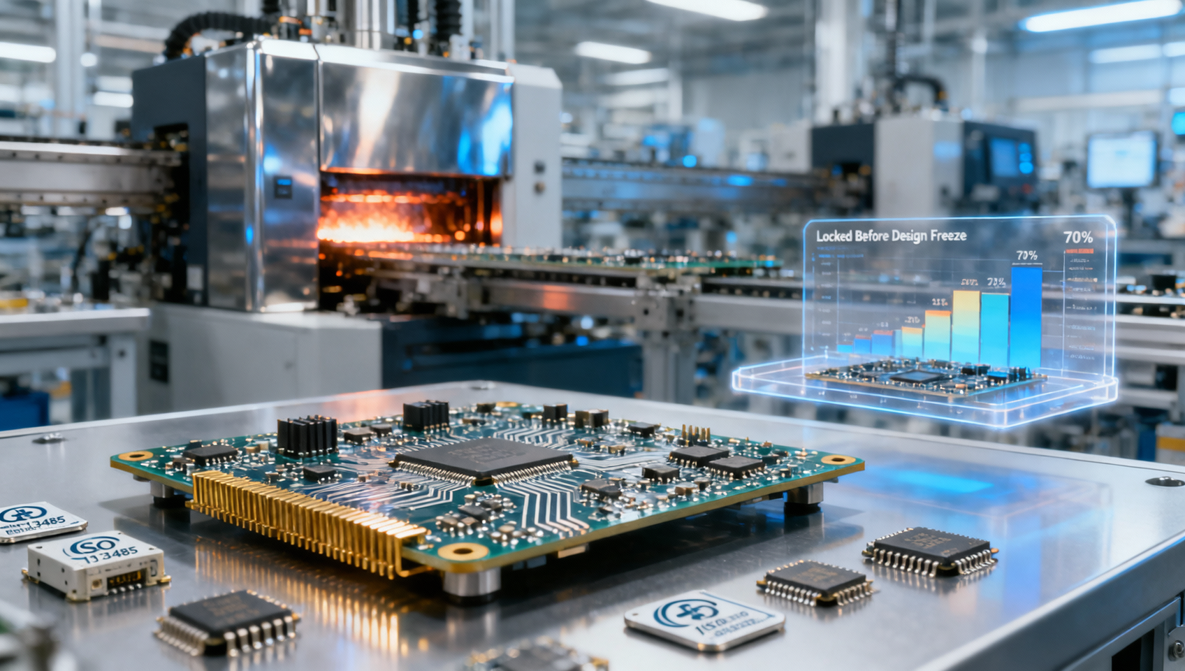 OEM consumer electronics from China: How much of the BOM cost is locked in before design freeze?