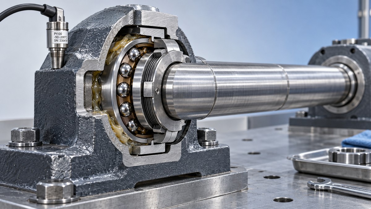 Angular Contact Ball Bearing Overheating: Check Preload, Fits, and Lubrication Перегрев радиально-упорного шарикоподшипника: проверьте предварительный натяг, посадки и смазку