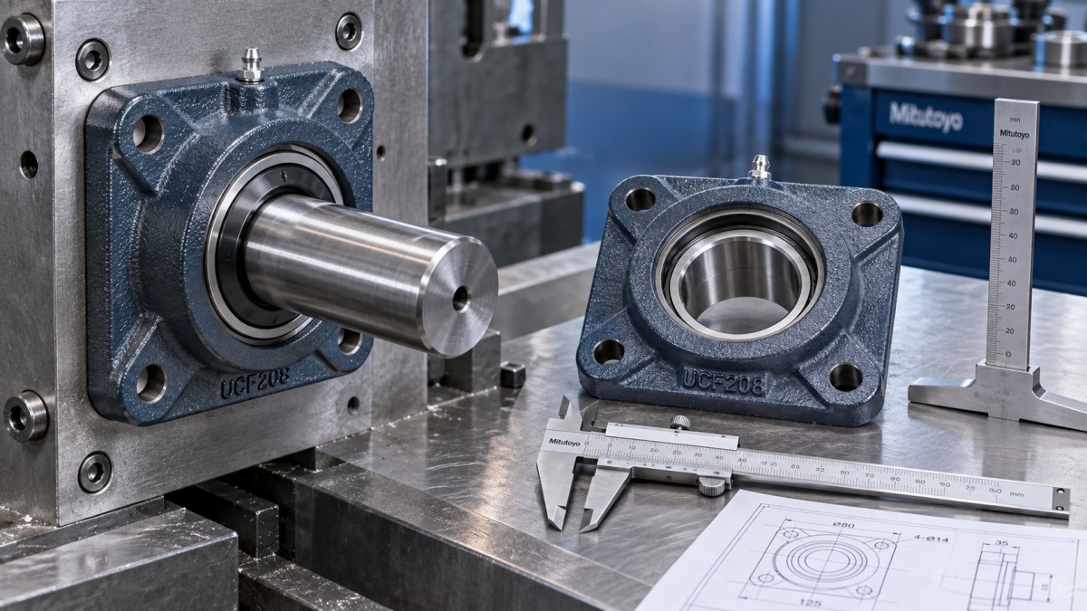 SKF FNL513A Flanged Housing Dimensions to Verify Before a Retrofit Размеры фланцевого корпуса SKF FNL513A, которые необходимо проверить перед модернизацией