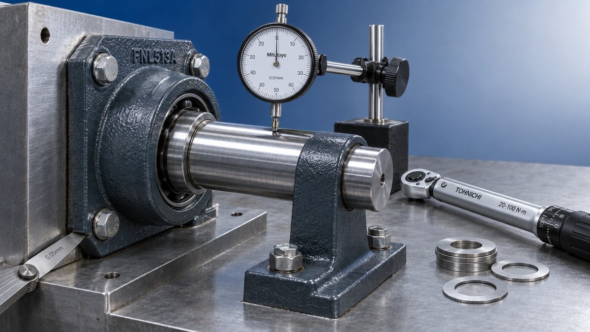 Трещины в литом корпусе SKF FNL513A: проверьте нагрузки и монтажные напряжения