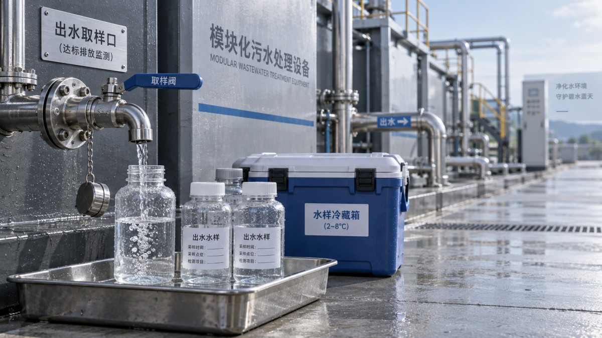 How to verify a modular sewage treatment plant's effluent quality Как проверить качество очищенных сточных вод модульной очистной установки