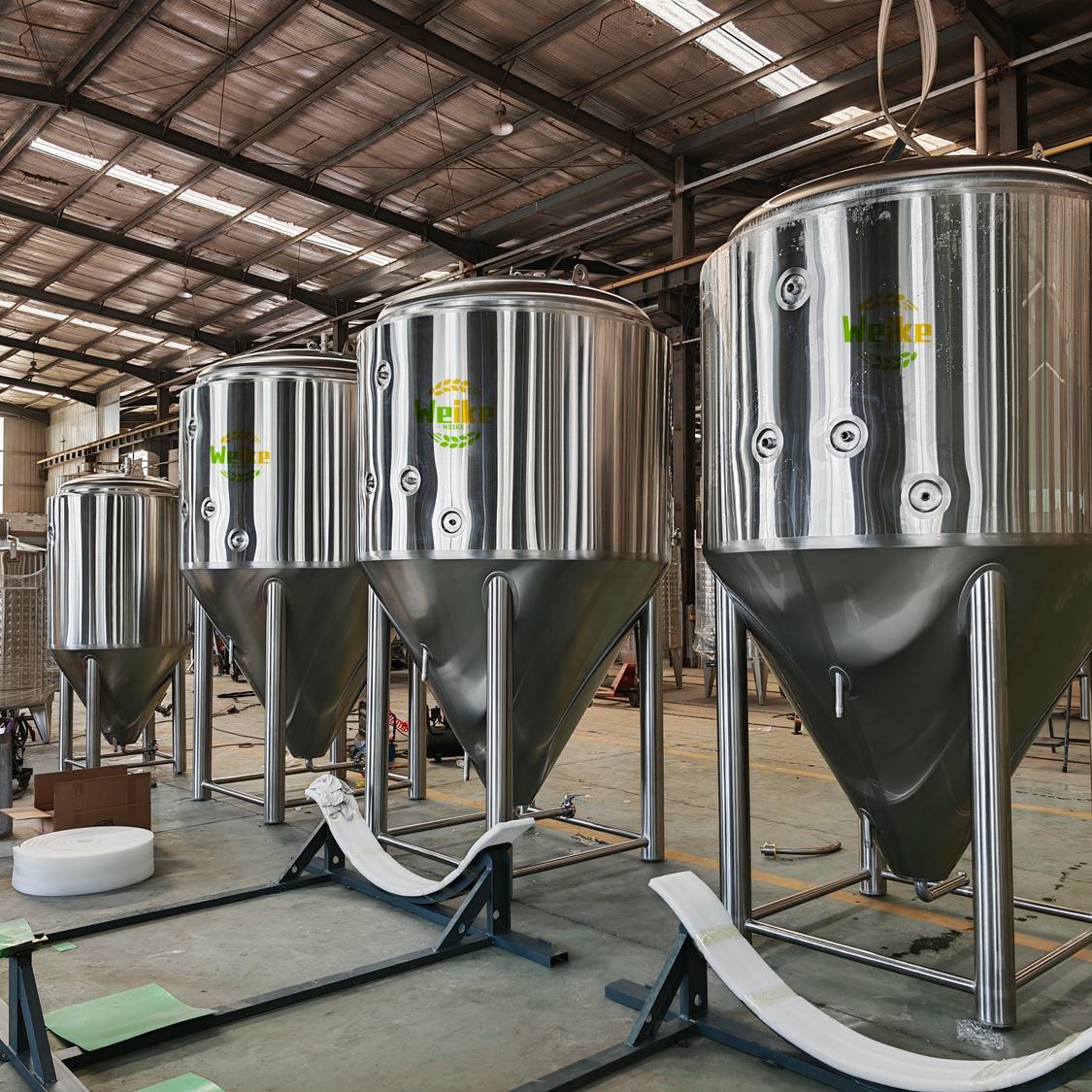 двухстенные рубашечные пивные ферментационные танки