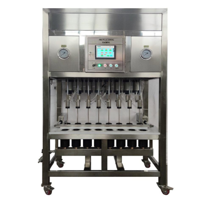 8-головочный наполнитель бутылок с противодавлением и укупорочный автомат