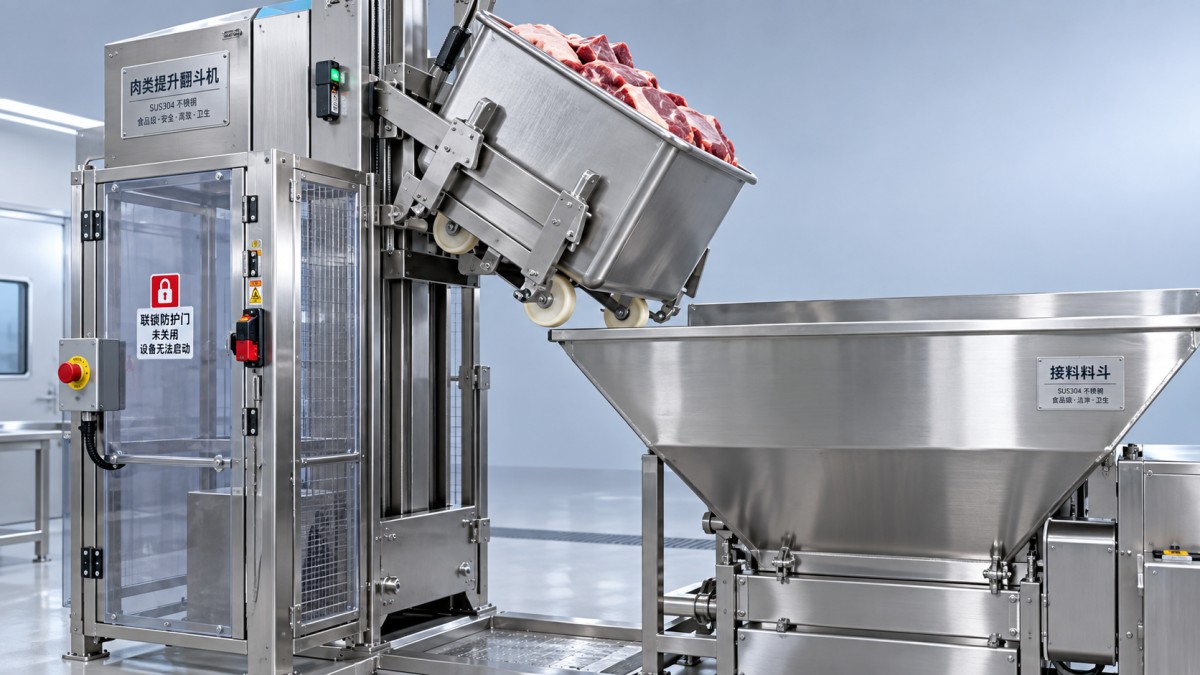 Safety Interlocks to Check Before Buying a Meat Elevator for Production Interbloqueos de seguridad que se deben verificar antes de comprar un elevador de carne para producción