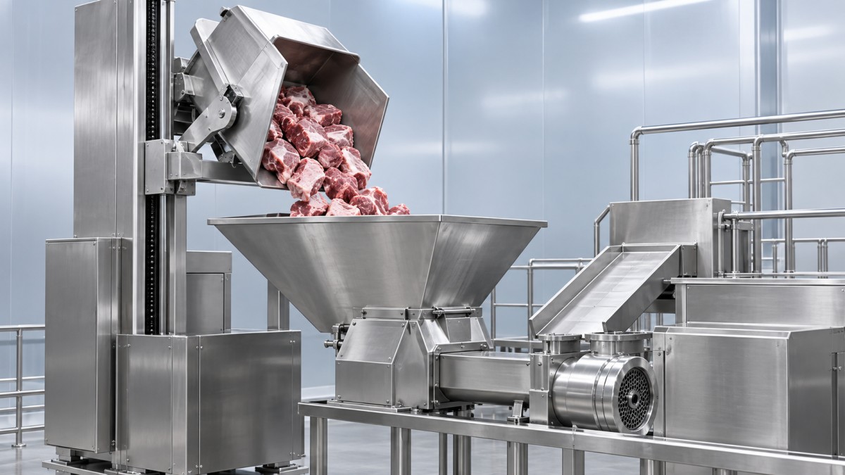 Derrames y pérdida de producto en el elevador de carne: causas en la etapa de volteo