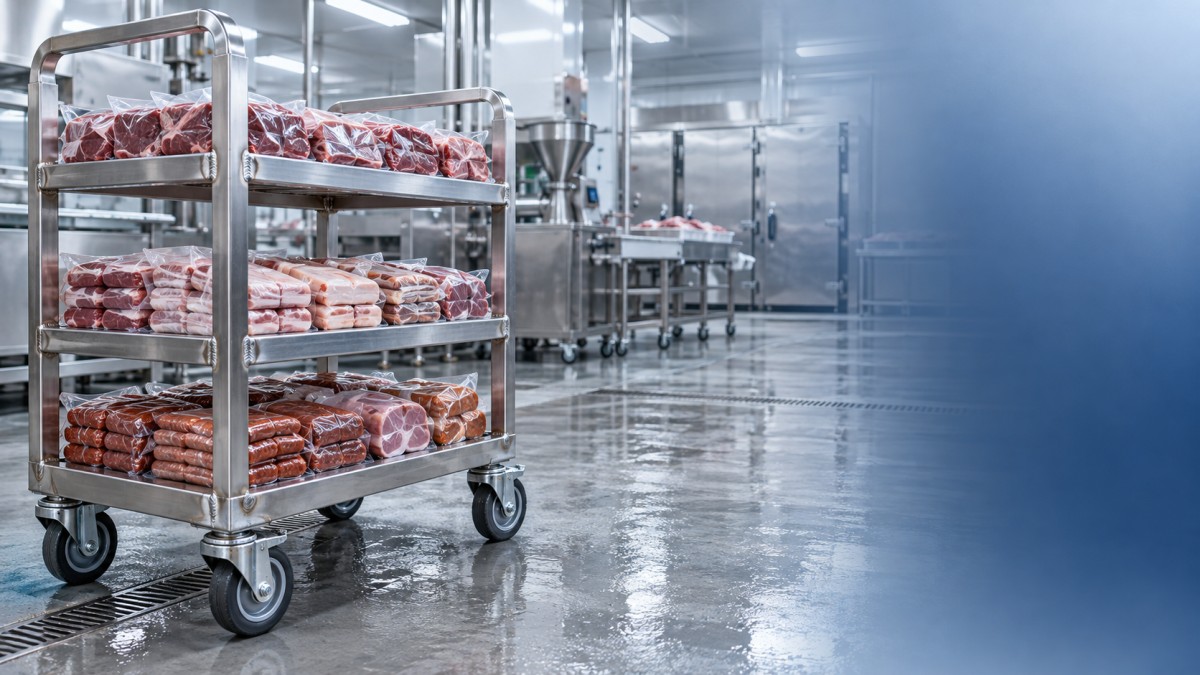 Coste del ciclo de vida del carro para carne: cuándo se amortizan las ruedas y soldaduras premium