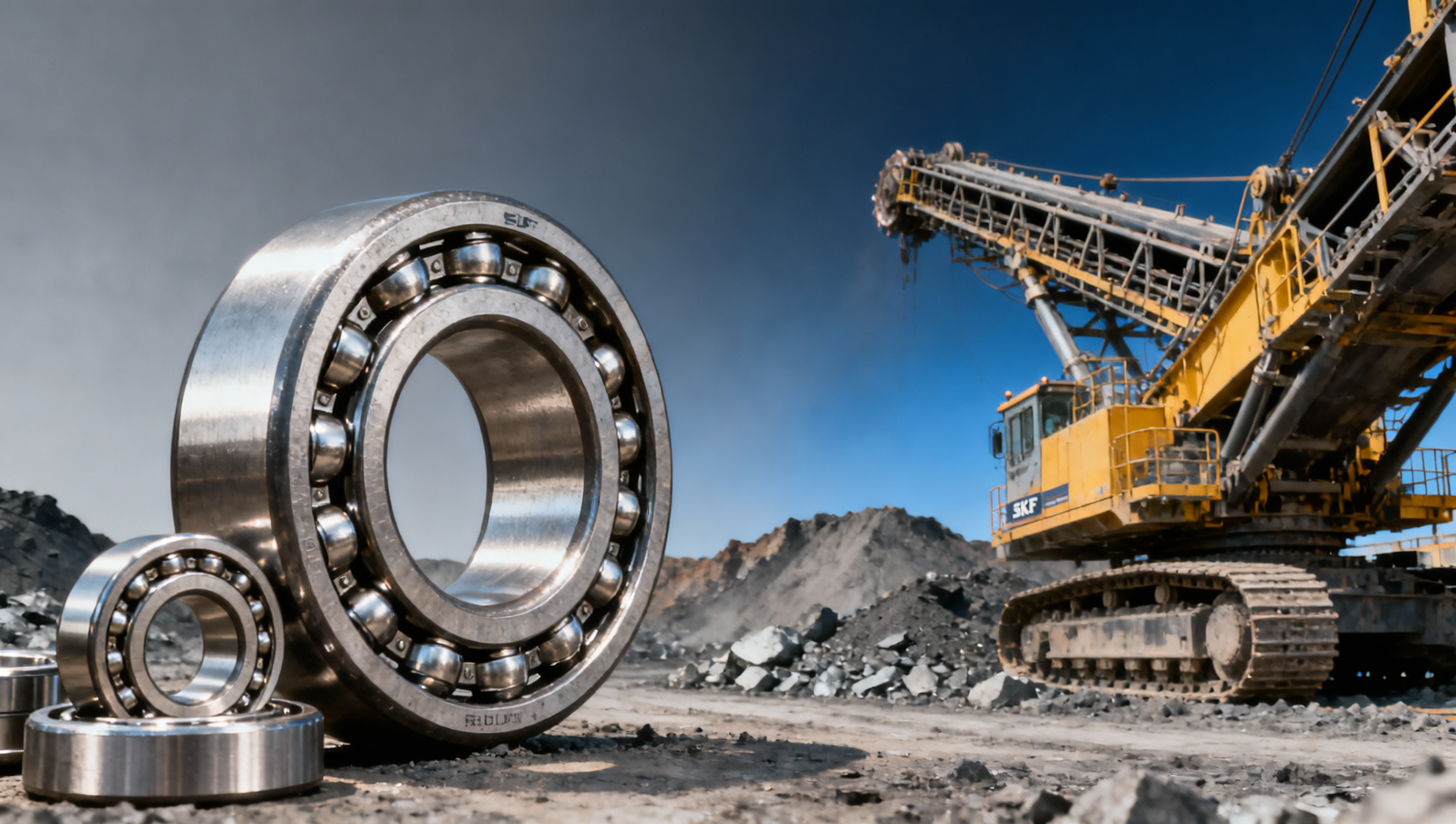 Выбор роликовых подшипников SKF для тяжелой горнодобывающей и строительной техники