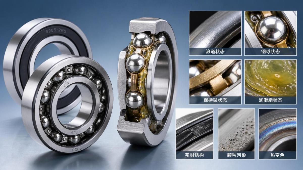 Deep Groove Ball Bearing Failure Causes Причины выхода из строя радиального шарикоподшипника
