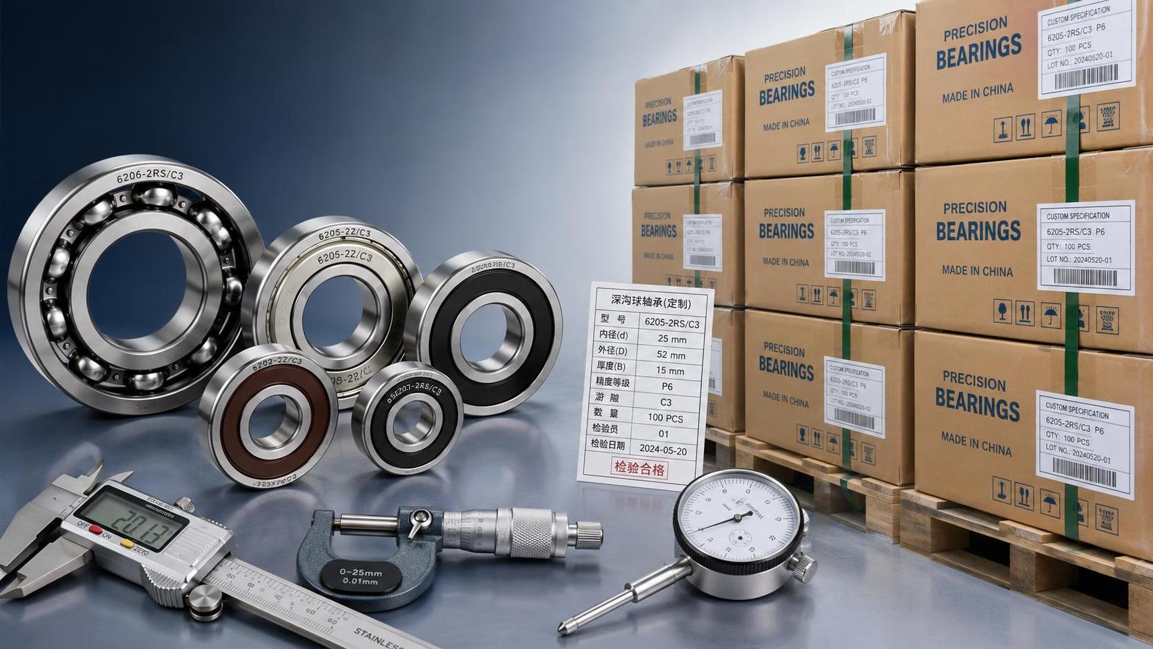 When a bearing supplier in China suits custom bearing orders
