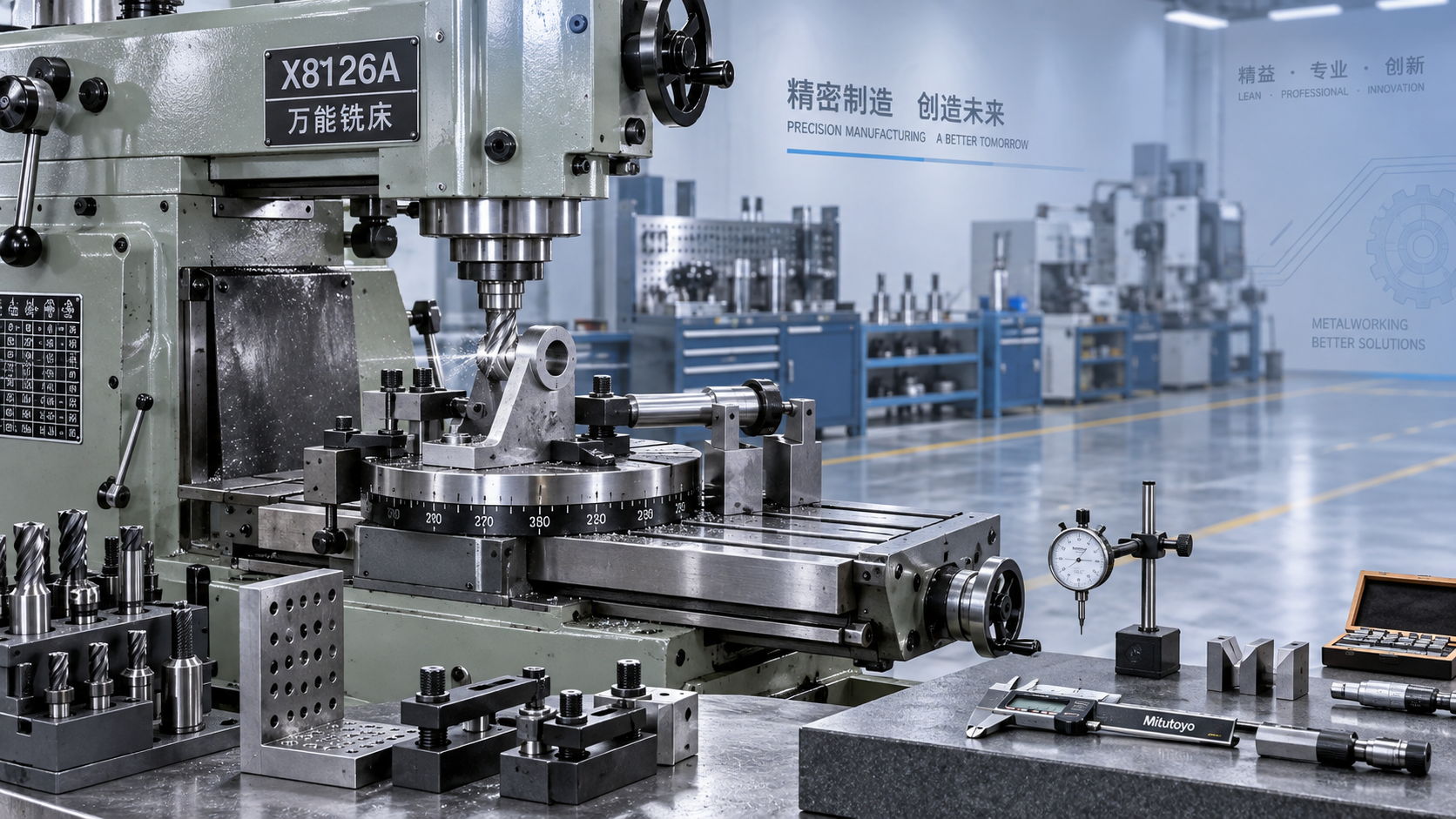 When the Universal milling machine X8126A suits low-volume repair work Когда универсальный фрезерный станок X8126A подходит для мелкосерийных ремонтных работ