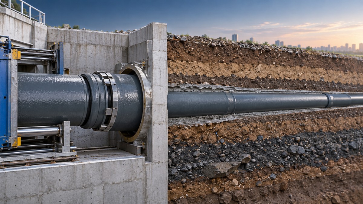 Specifying EN 545 Ductile Iron Pipe for Trenchless Water Main Renewal Указание труб из высокопрочного чугуна EN 545 для бестраншейной реконструкции водопроводных сетей