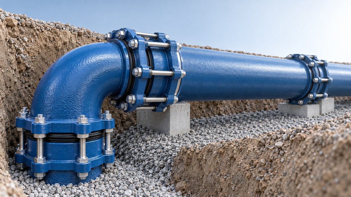 EN 545 Pipe Joint Options That Help Reduce Installation Risk on Site Варианты соединений труб EN 545, помогающие снизить риск монтажа на объекте