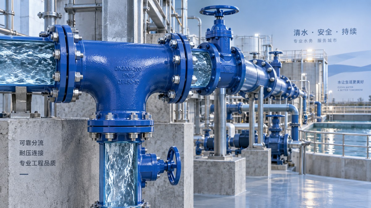 Designing Flow Distribution with Three-Way Fittings in Water Pipelines Проектирование распределения потока с помощью тройников в водопроводных трубопроводах