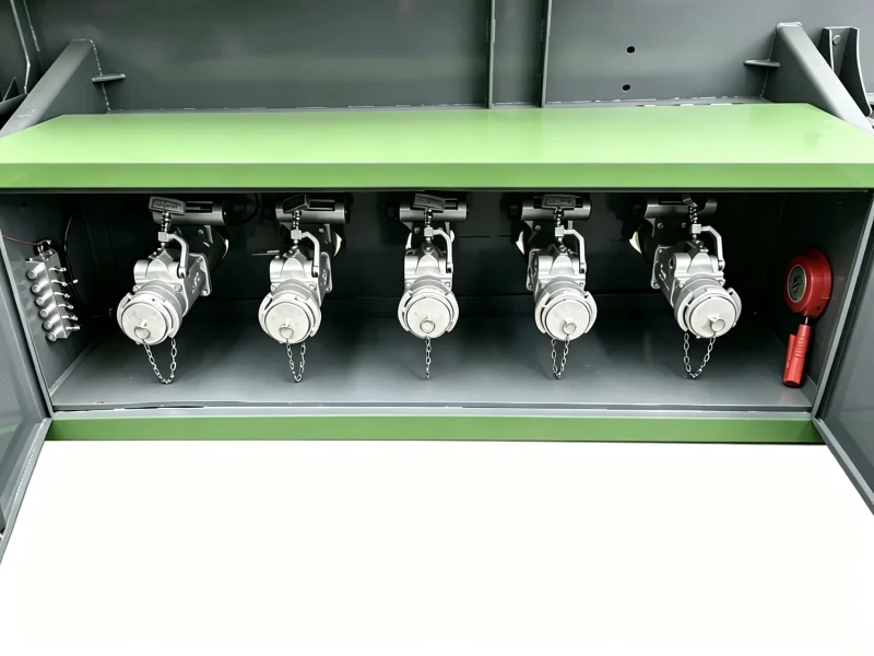 3-осный 45000L топливный полуприцеп-цистерна с прямой балкой раздельного типа