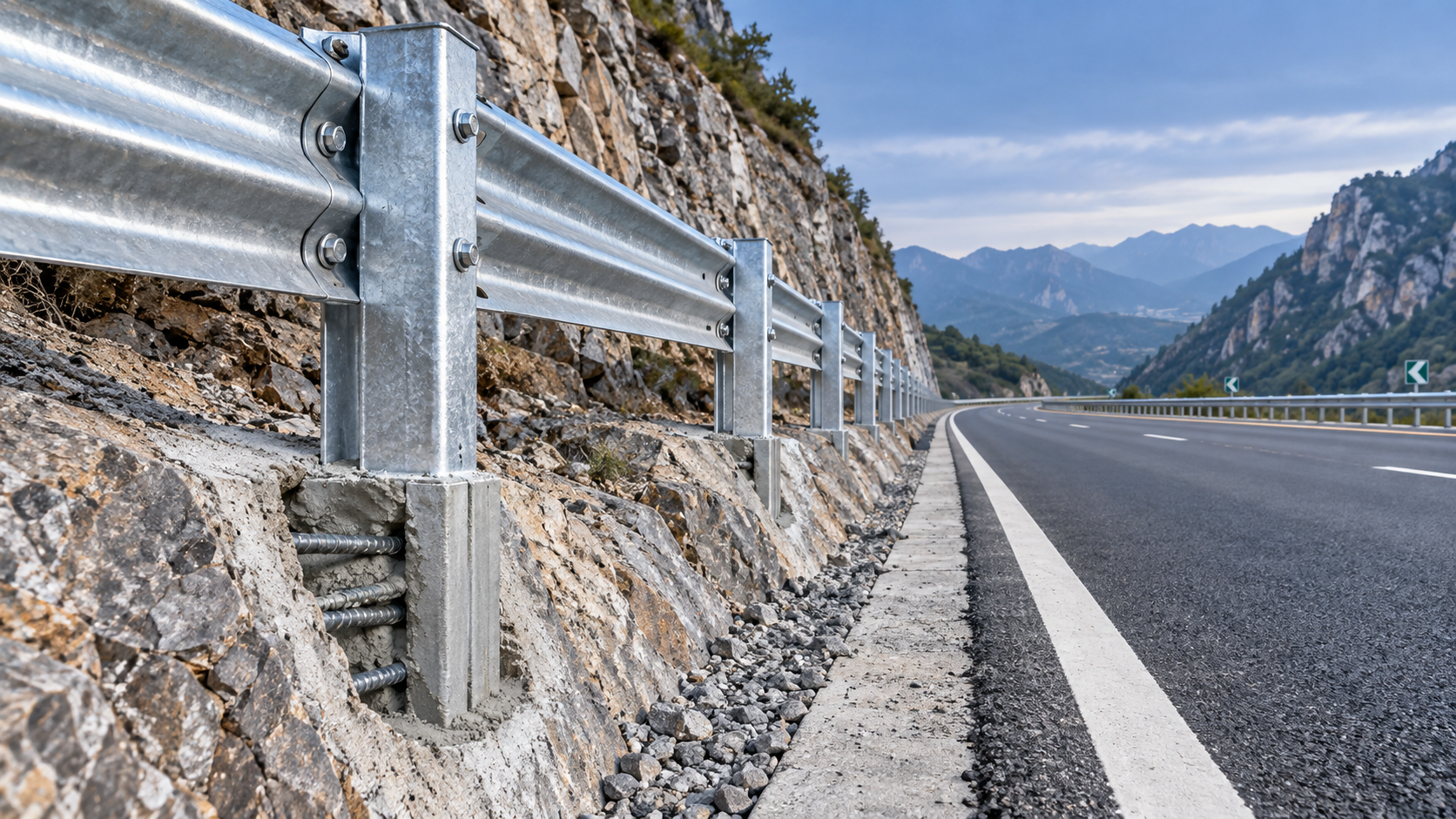 ¿Se puede instalar eficazmente una barrera de seguridad con postes Z en terreno rocoso? ¿Se puede instalar eficazmente una barrera de seguridad con postes Z en terreno rocoso?