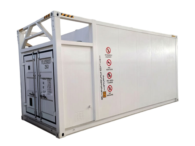 Skid-mounted refueling station