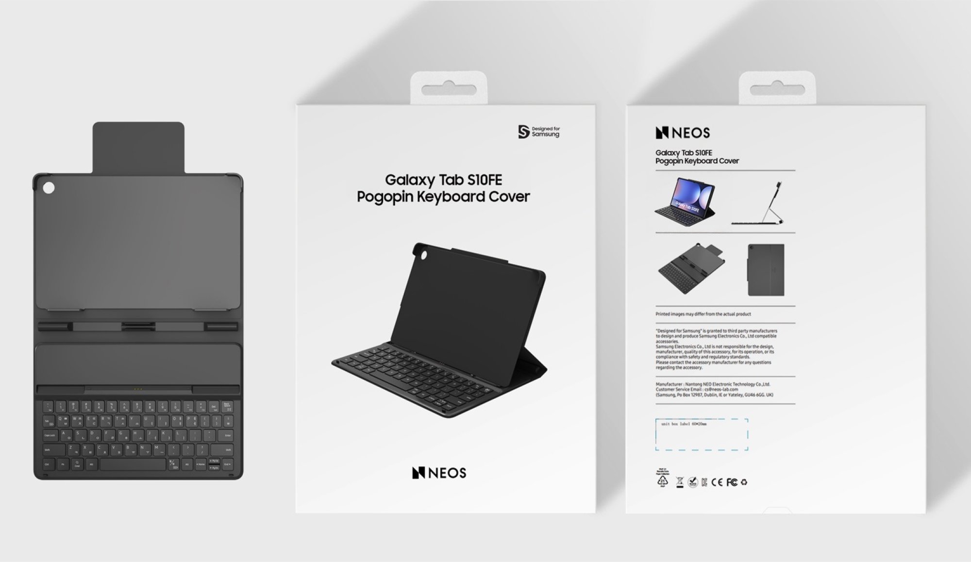 Galaxy Tab S10FE 磁吸触点键盘保护套