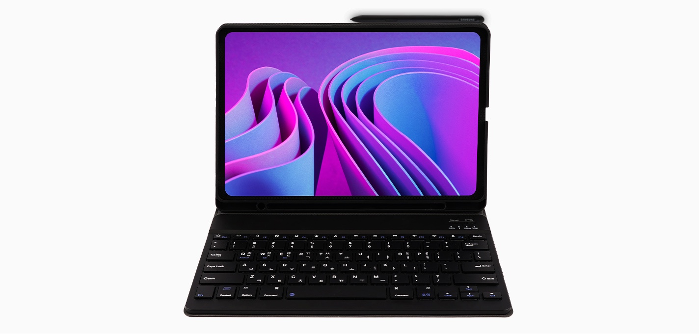 Galaxy Tab S7 FE可拆卸键盘保护套