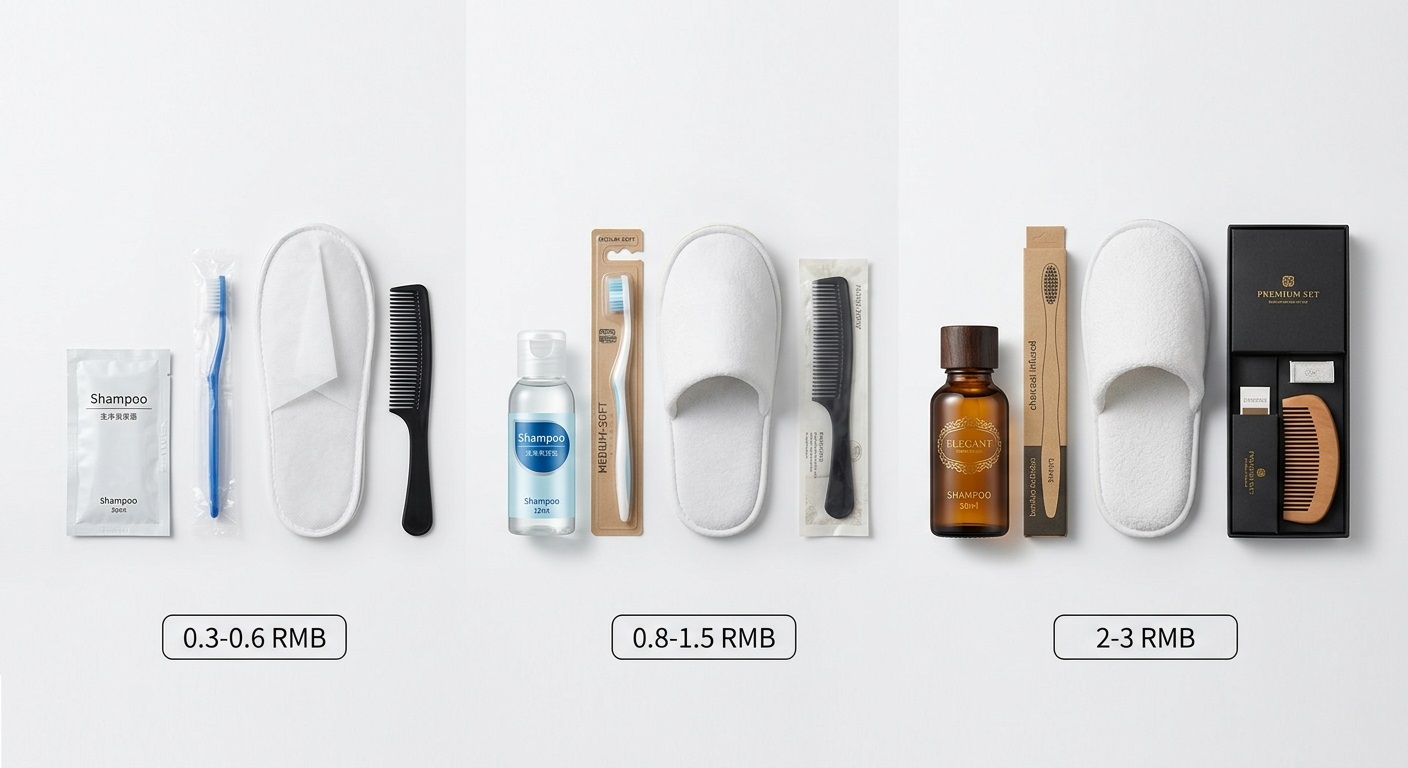客房洗护用品单房成本拆解 – 从0.3 RMB到3 RMB, 钱花在哪里? 90%的酒店都算错了这笔账