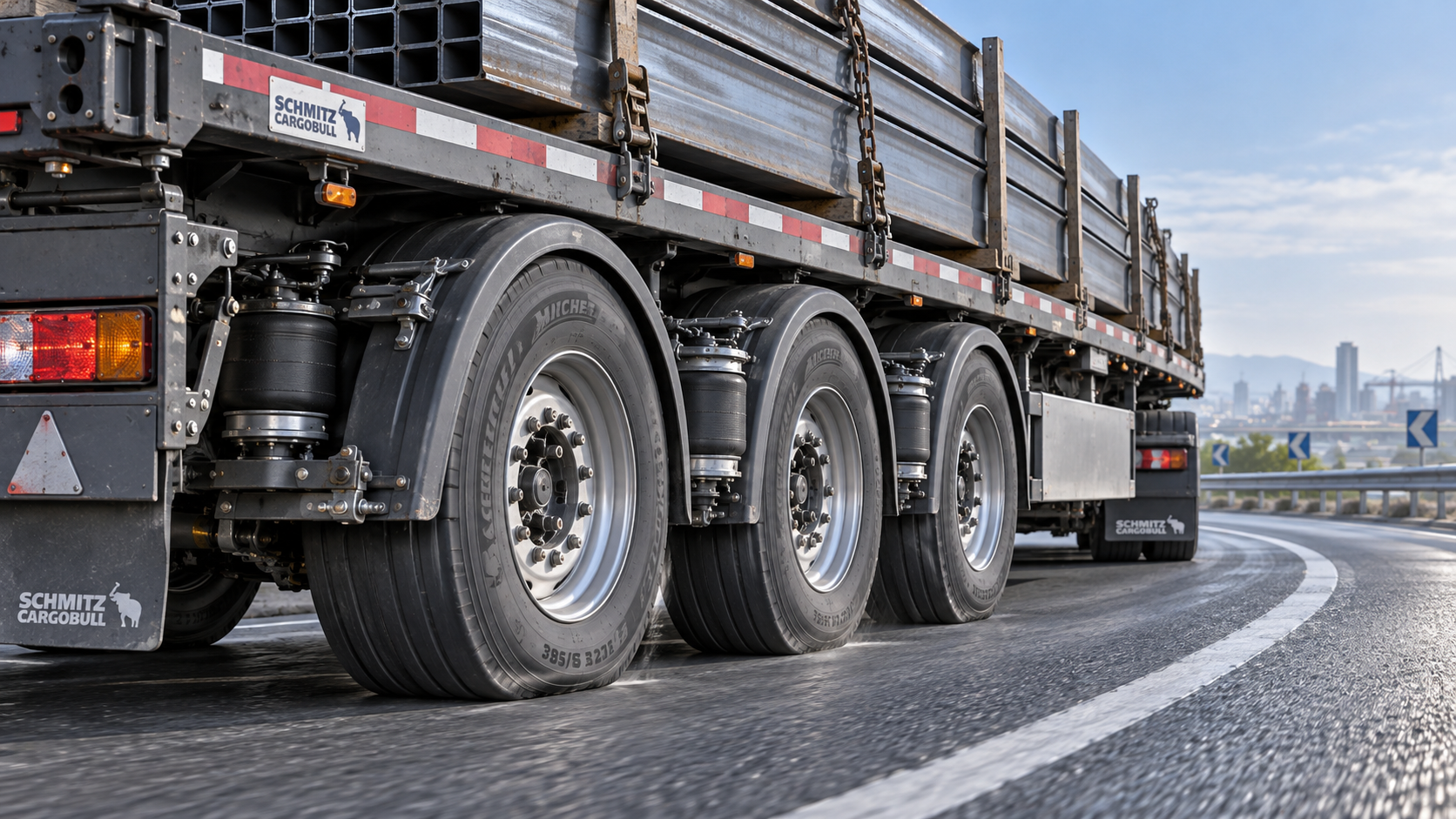 Tridem Axle Groups: Load Distribution and Turning-Scrub Trade-Offs