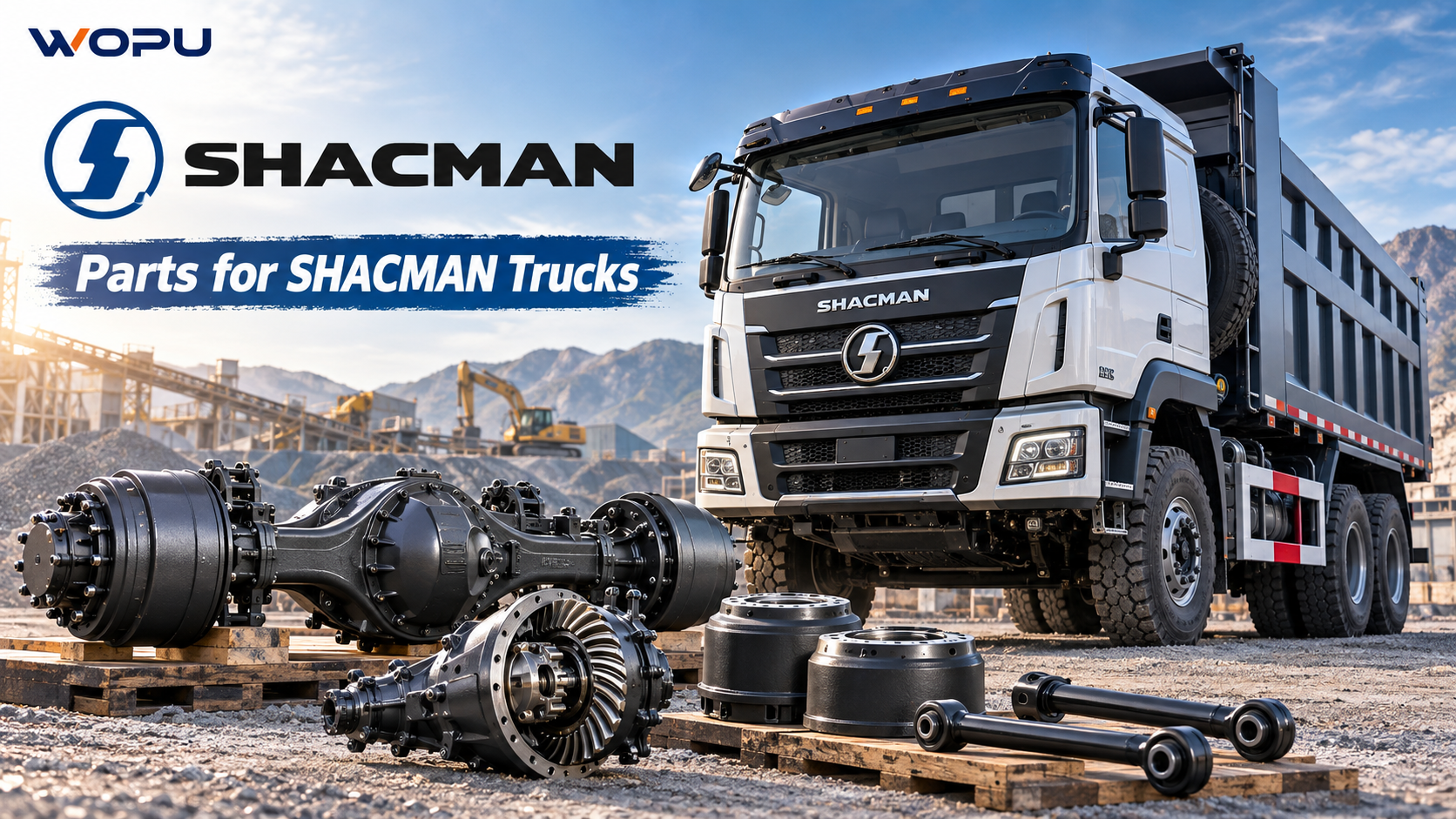 WOPU Supplies SHACMAN Chassis and Axle Parts for Overseas Maintenance Orders