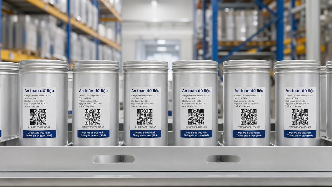 Vietnam SDS & QR Labeling Rule for Industrial Catalysts from Q3 2026