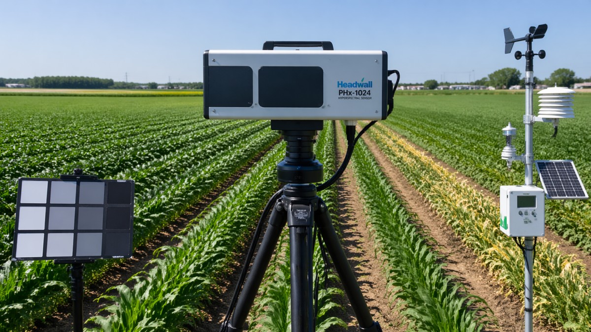 What Hyperspectral Imaging Reveals Before Crop Stress Shows