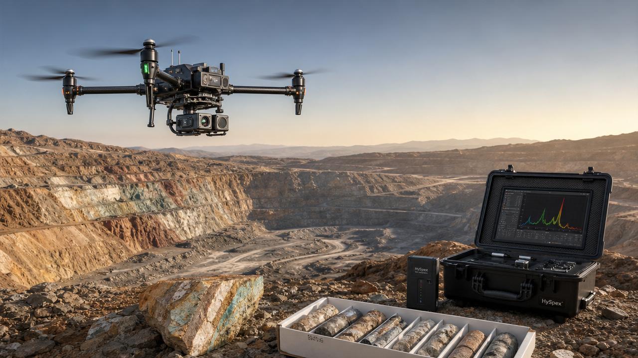 Hyperspectral Imaging for Mineral Exploration in Early-Stage Surveys