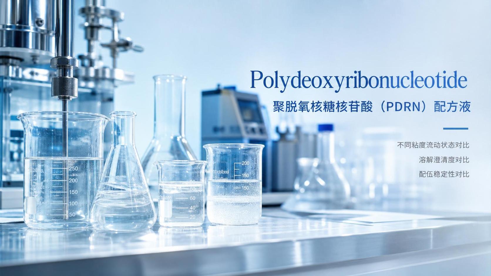 Desafios da formulação de polideoxinucleotídeo: viscosidade, solubilidade e compatibilidade