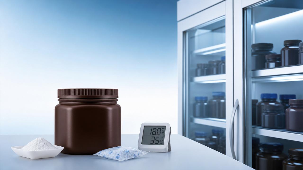 ¿Cómo debe almacenarse de forma segura 5 amino 1mg en polvo?