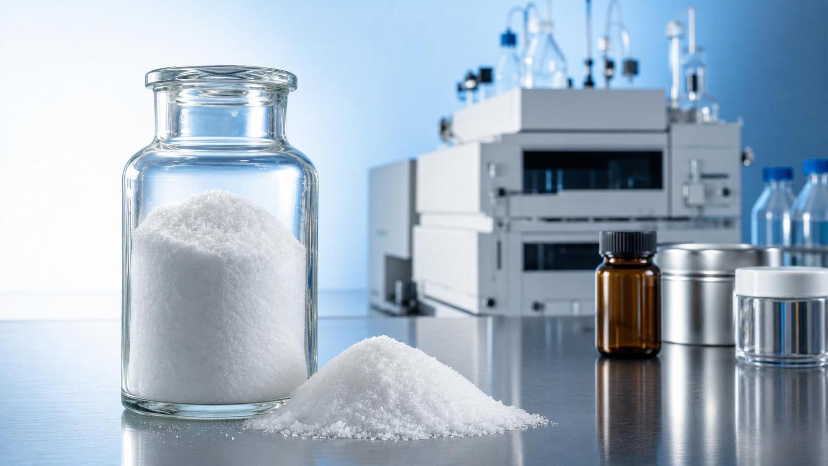 ¿Qué es el ácido 3-O-etil-L-ascórbico para uso farmacéutico y cómo se evalúa?