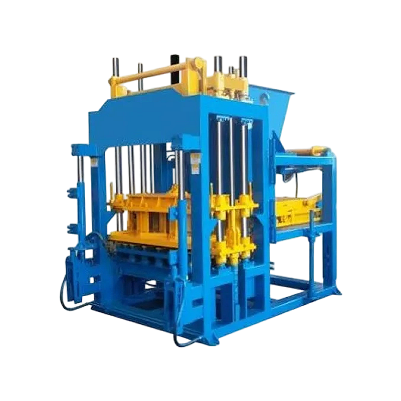 QT5-15 Concrete Hollow Block Brick Making Machine Paving Block Paving Vibration Method Construction Featuring PLC Pump