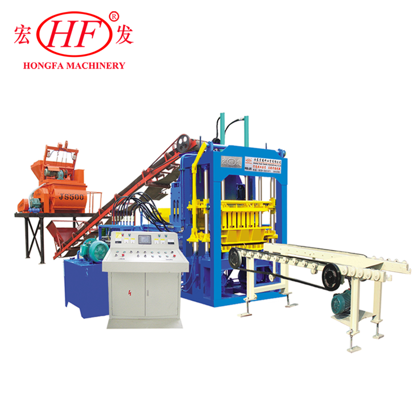 QT6-15 Fully Automatic Concrete Block Making Machine