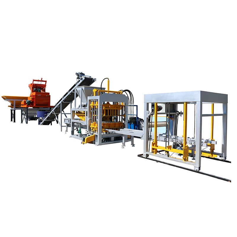 QT6-15 Fully Automatic Concrete Block Making Machine4