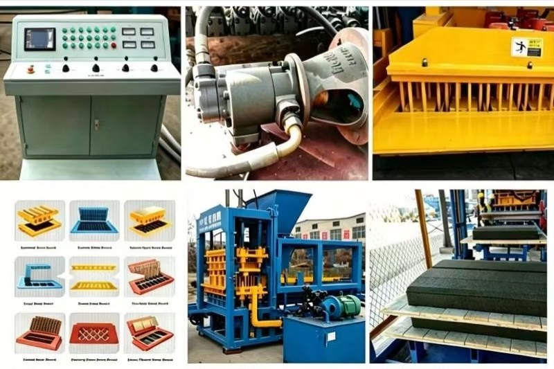 QT6-15 Fully Automatic Concrete Block Making Machine5