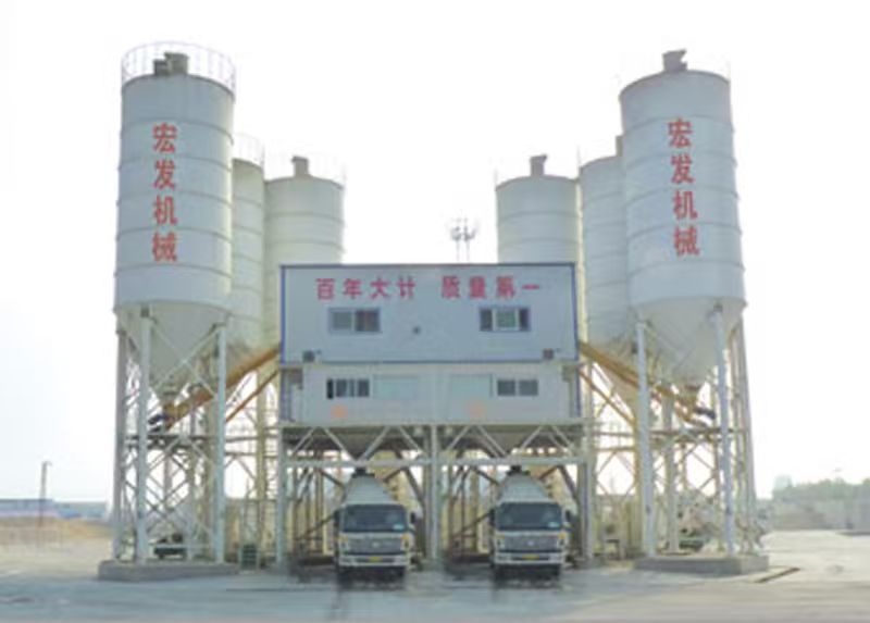 HZS35 Concrete Mixing Plant (30 m³/h)