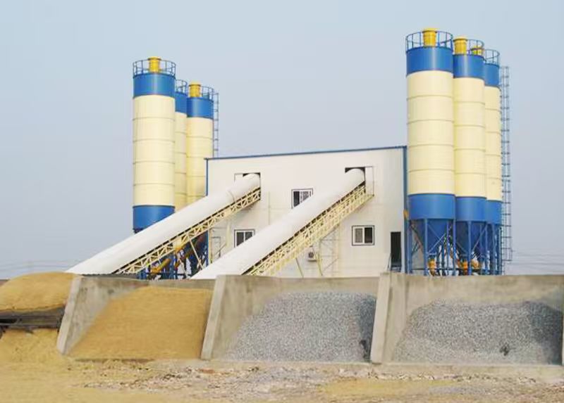 HZS100 Concrete Mixing Plant (100 m³/h)