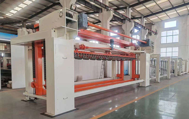 Aerated concrete panel production line