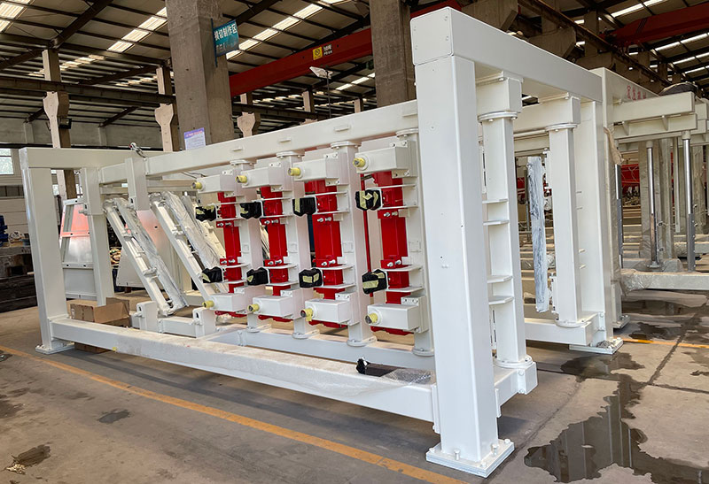 Aerated concrete panel production line