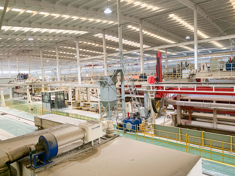 Aerated concrete block production line