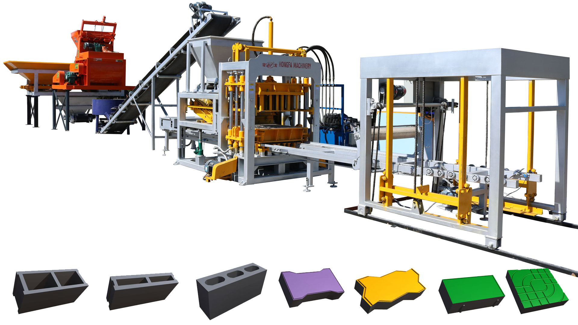 QT6-15 Fully Automatic Stacking Brick