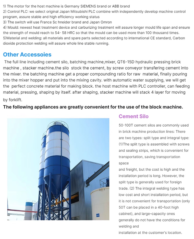 QT6-15 Fully Automatic Stacking Brick