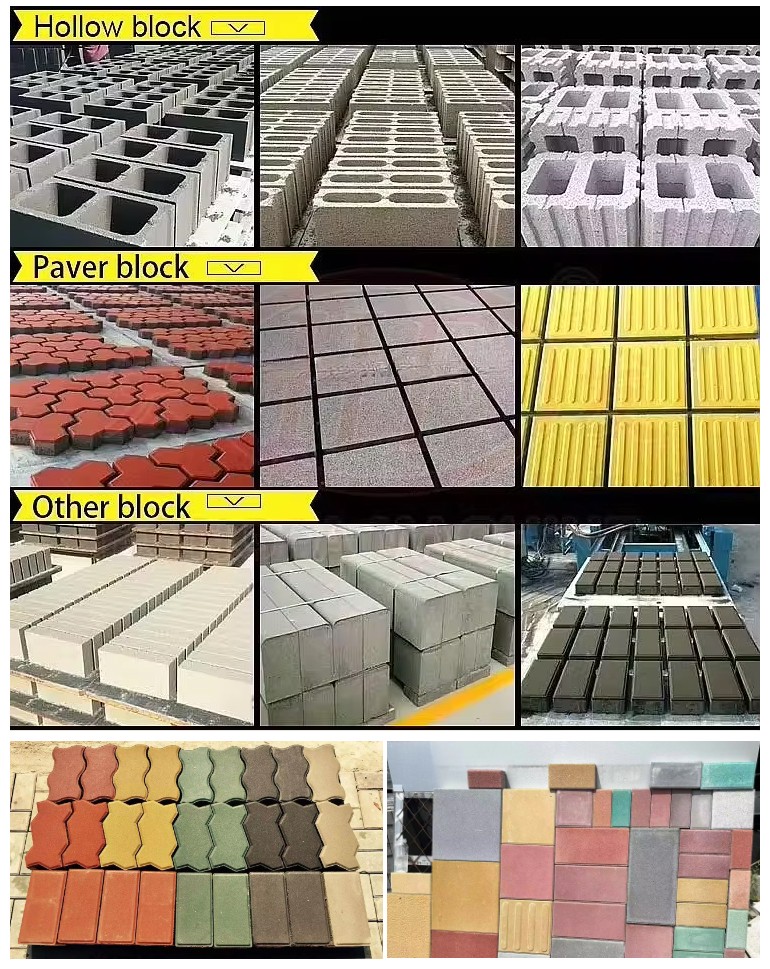 QF3-15 Block Machine with Fabric Machine