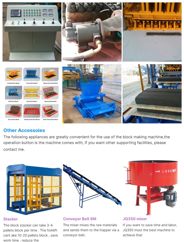QF3-15 Block Machine with Fabric Machine