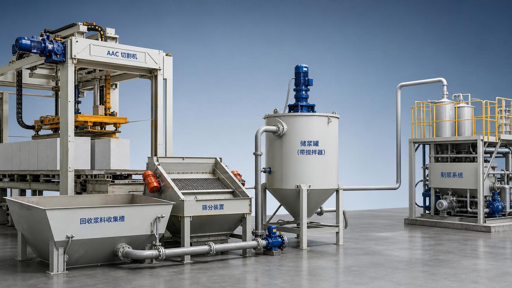 Can an autoclaved aerated concrete plant recycle its waste slurry? Can an autoclaved aerated concrete plant recycle its waste slurry?