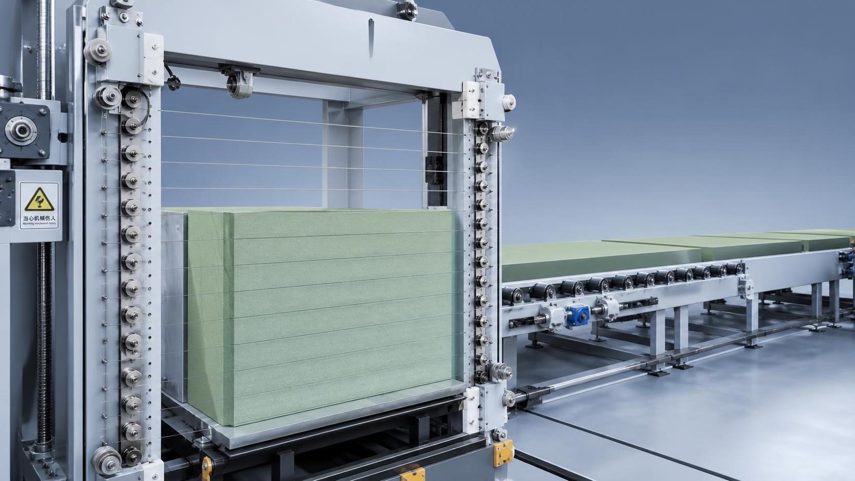 What causes cutting wire breakage in an AAC block machine?