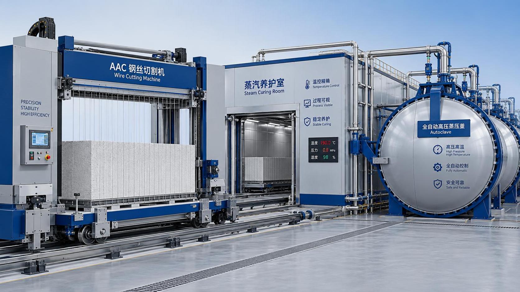 AAC Plant Machinery Compatibility Guide: Matching Cutting, Curing & Autoclave Systems for Consistent Block Density