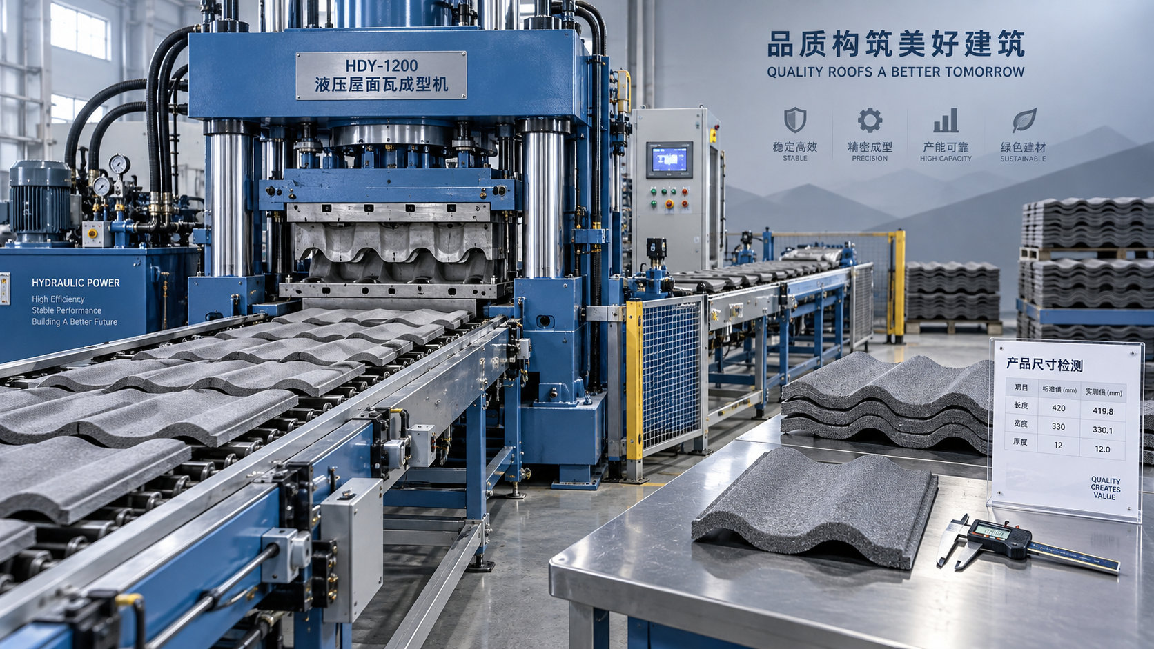 How Can Buyers Verify a Hydraulic Roof Tile Machine's Output Capacity? How Can Buyers Verify a Hydraulic Roof Tile Machine's Output Capacity?